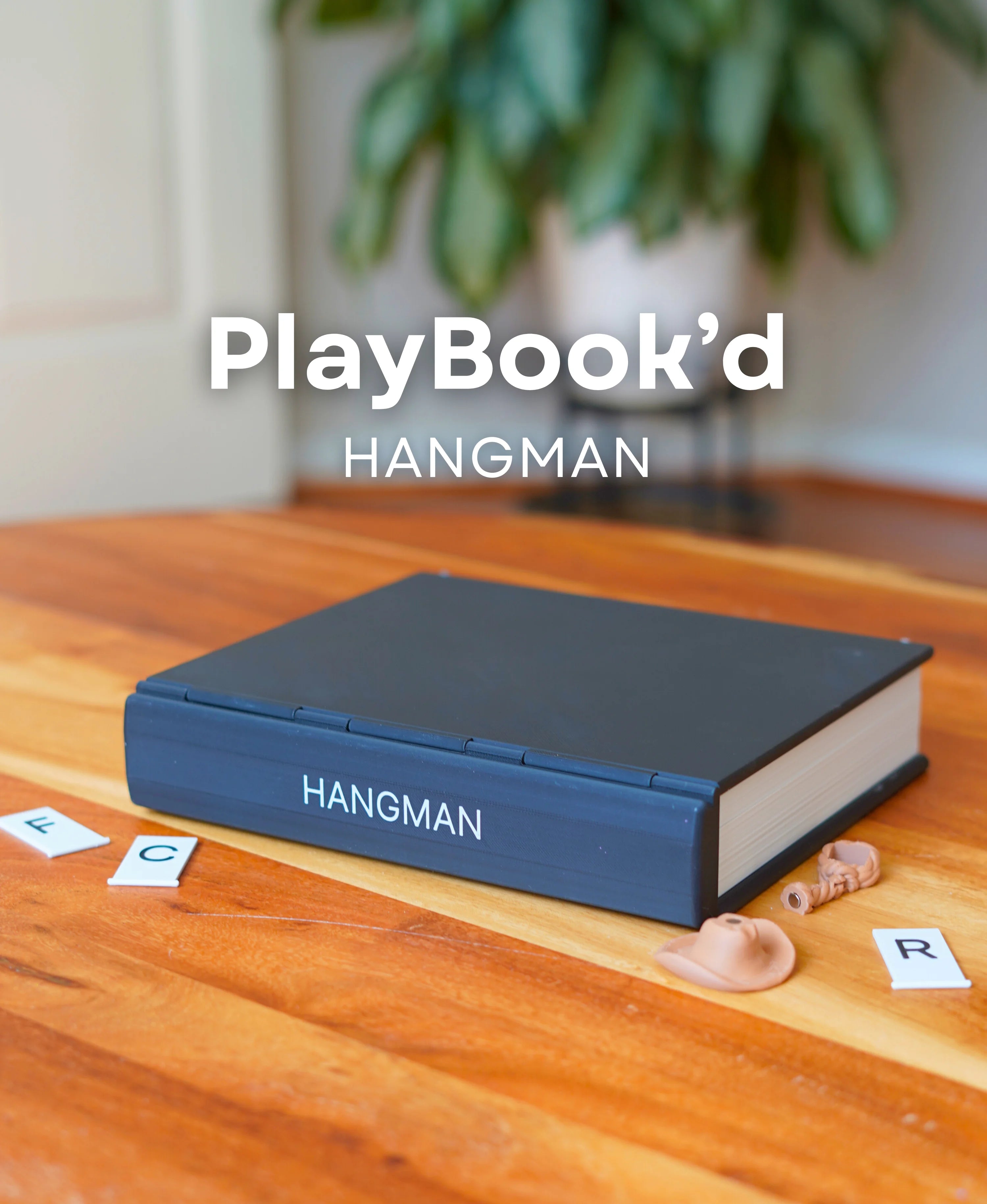 Hangman Word Game Book – 3D Printed Foldable Family Game