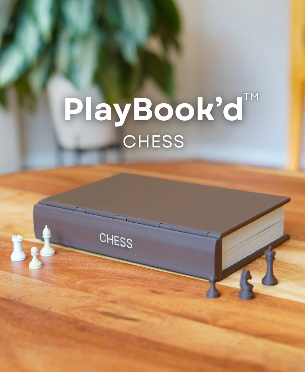 Chess PlayBook Game – 3D Printed Foldable Family Board Game