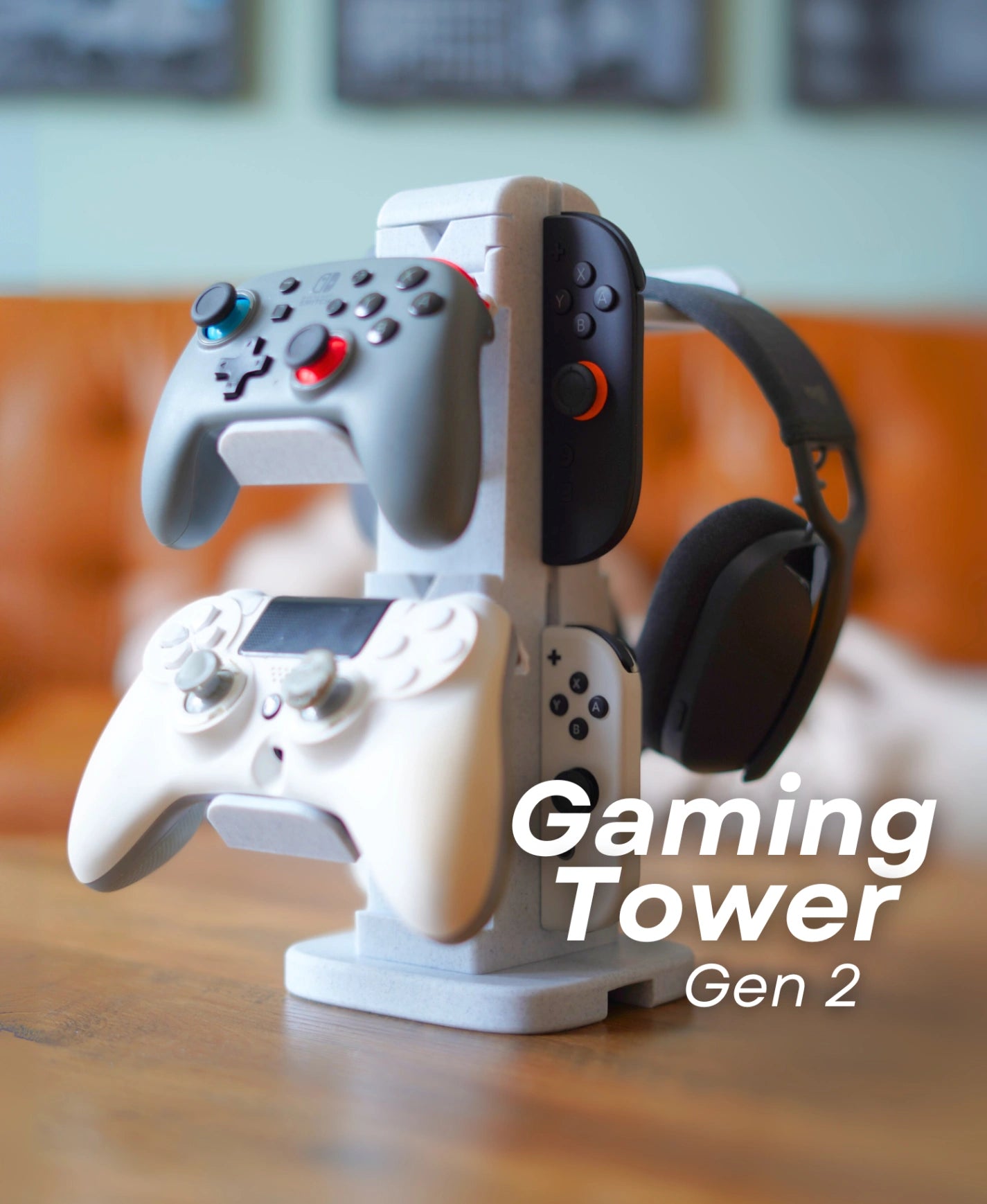 Gaming Tower Gen 2 – 3D Printed Gaming Desk Organizer & Controller Stand