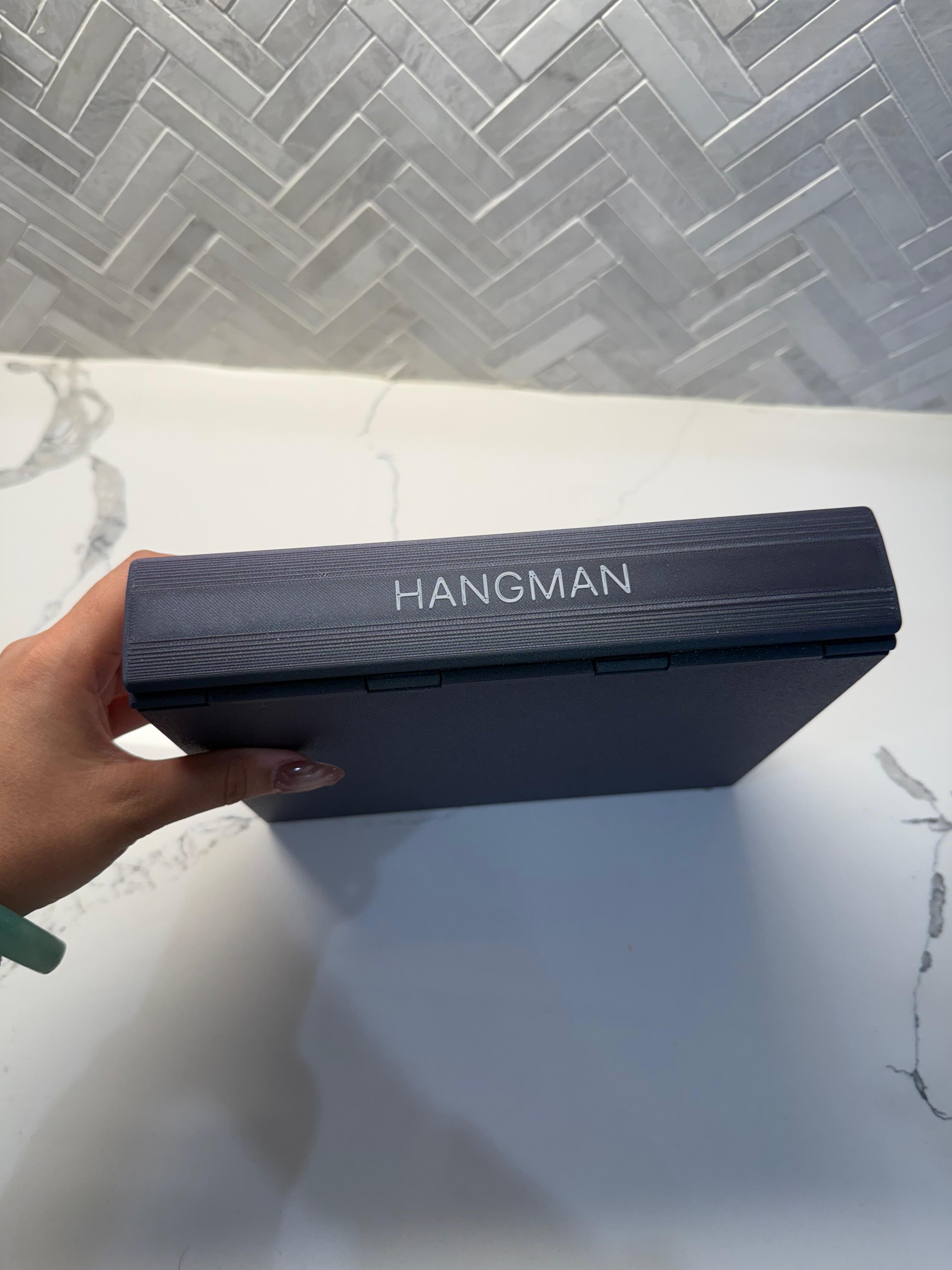 Hangman Word Game Book – 3D Printed Foldable Family Game