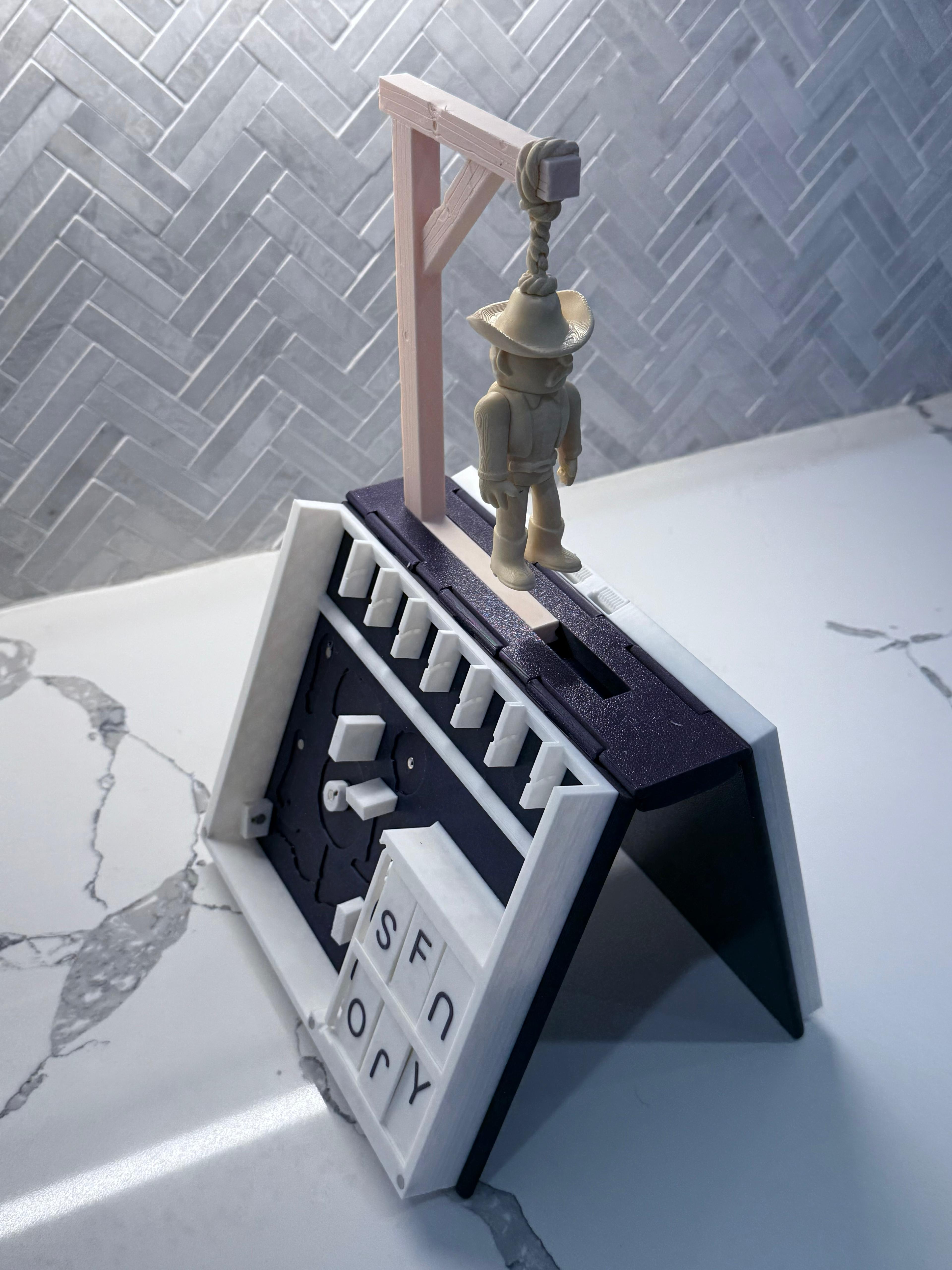 Hangman Word Game Book – 3D Printed Foldable Family Game