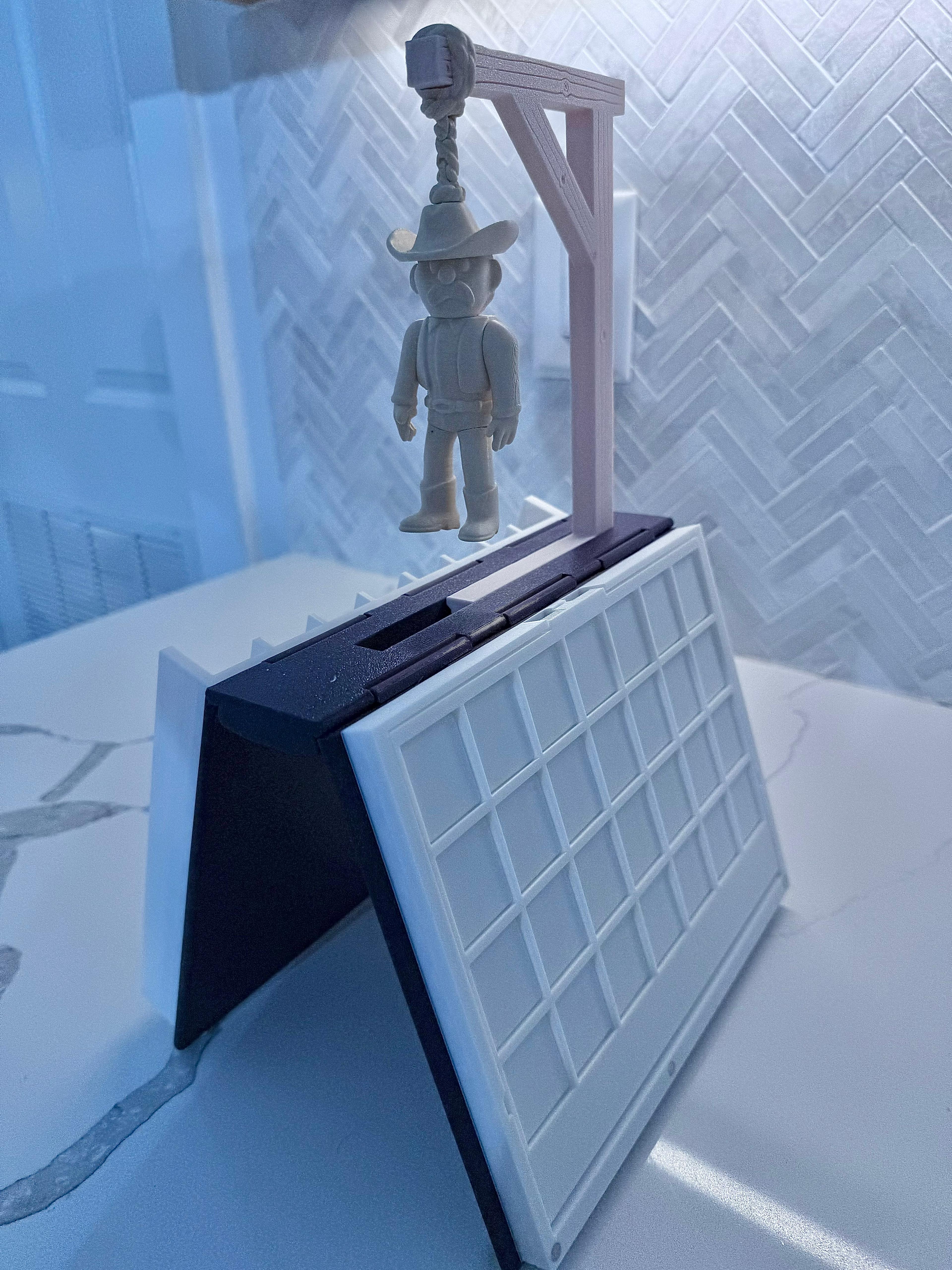 Hangman Word Game Book – 3D Printed Foldable Family Game