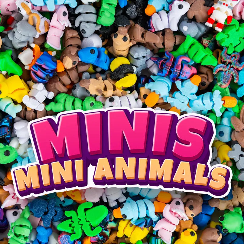 Premium Mini Flexi Animal Toys