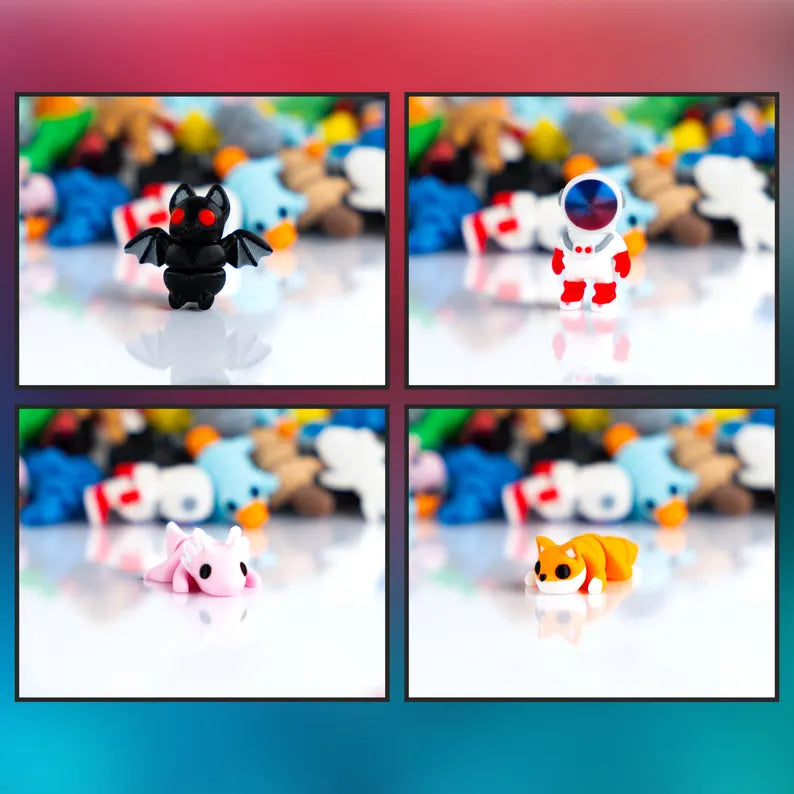 Premium Mini Flexi Animal Toys