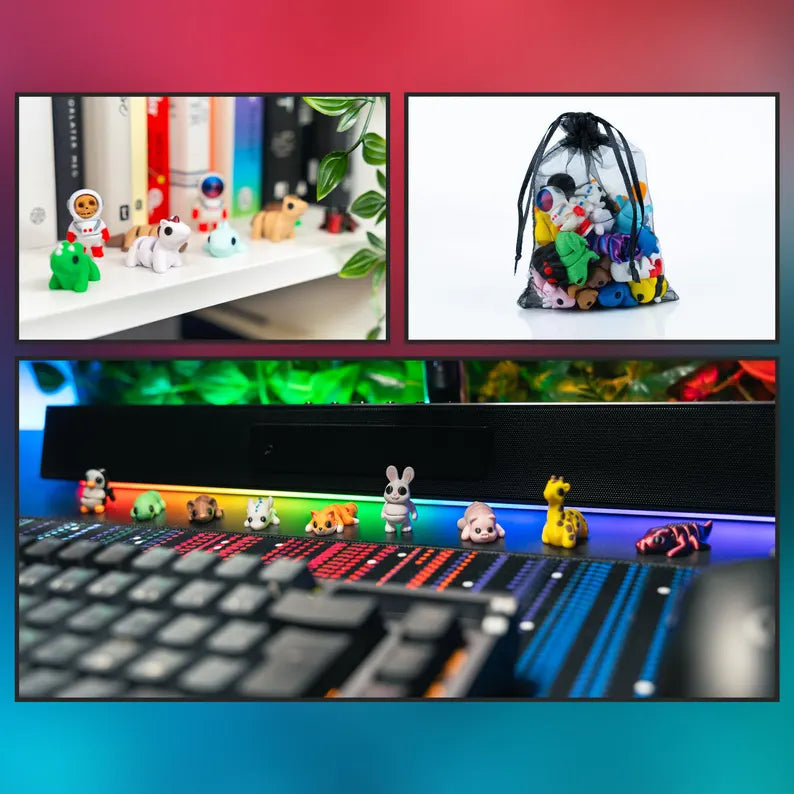 Premium Mini Flexi Animal Toys