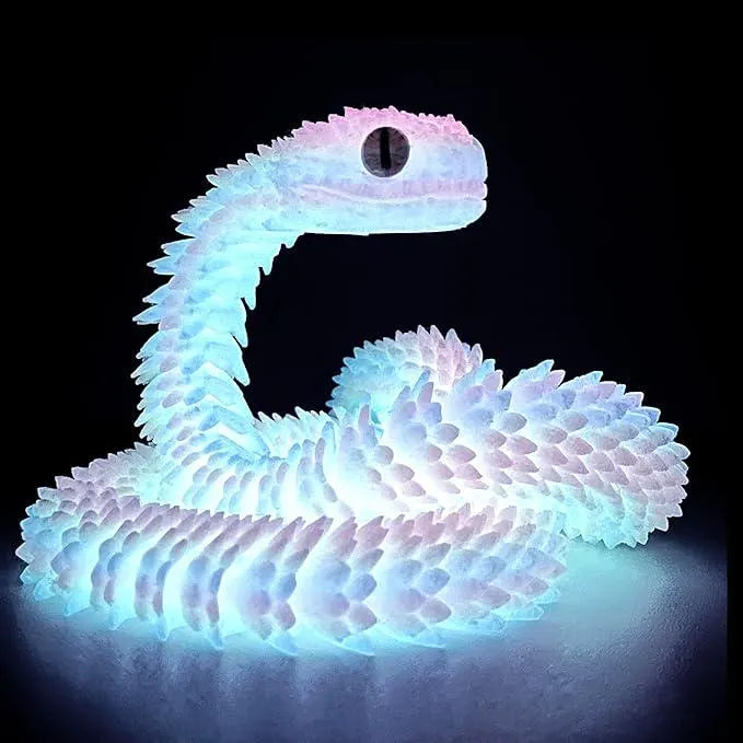 Flexible 3D Printed Snake Fidget Toy